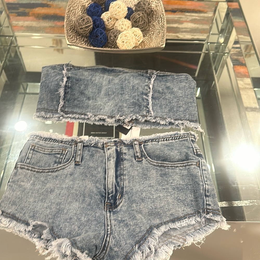 Two-piece jean set